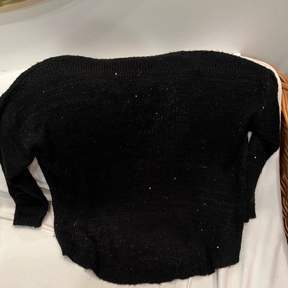 LF Katsumi Gold Heart Black Crewneck Sweater - Picture 5 of 7